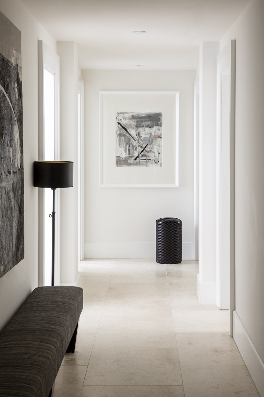 White Villa guest hallway